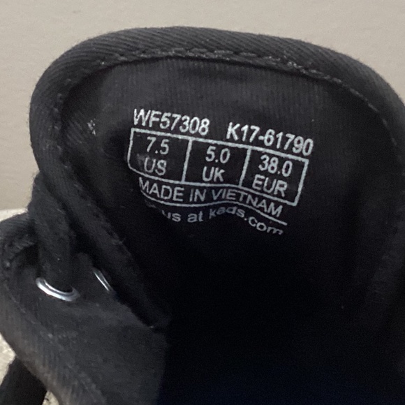 SALE!!!🏷️ Keds Triple Kick Platform Sneaker Black - 7.5M - Picture 12 of 14